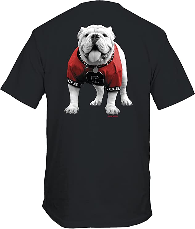 Georgia Bulldogs T-Shirt - Floating Dawg - Black Tee