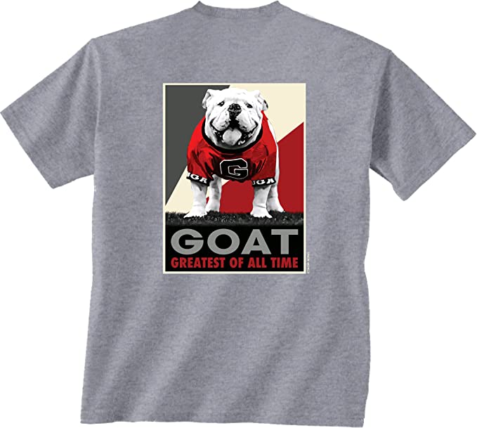 Georgia Bulldogs T-Shirt - GOAT Greatest Of All Time