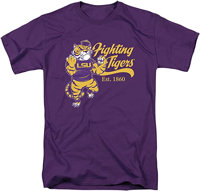 LSU Tigers T-Shirt - Fighting Tigers Mascot Logo